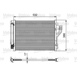 Valeo Klimakondensator Hyundai Ix35 Kia Carens Sportage 814494
