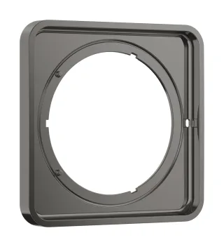 Hansgrohe Verlängerungsrosette AXOR ShowerSelect ID softsquare 5 mm polished black chrome, 13640330 13640330