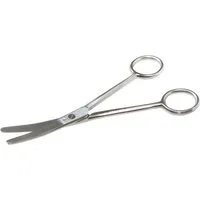 Schecker Haarschere Gebogene Pfotenschere - klein und handlich, (1-tlg), Pfotenschere mit Mikro-Schliff