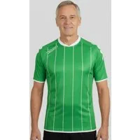 Kappa Fußballtrikot Arezzo Trikot Sportshirt mit Längsstreifen und Kontrasteinfassungen