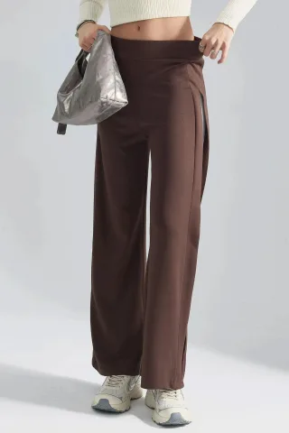 Modal Touch Streifen-Detail-Hosen