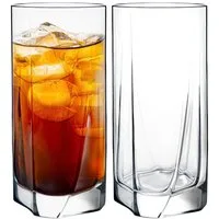 KONZEPT Gläser-Set 6 teilig/12 teilig, Longdrinkgläser, groß-280ml, 12-tlg., sicheres,Klares Glas ohne Mängel, Robust und langlebig