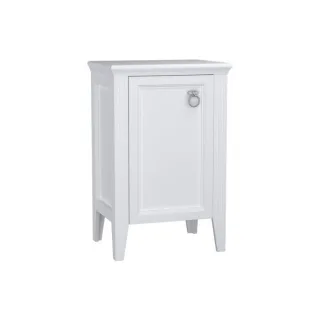 VitrA Valarte Halbhochschrank 62246 53,5 x 39,5 x 83 cm, links. bodenstehend, Korpus weiß matt