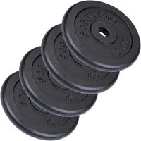 ScSPORTS® Hantelscheibe, 30 kg, (4-tlg)