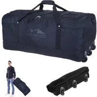 Southwest Bound Reisetasche Trolley faltbar Reisetrolley XXL Tauchtasche leicht, 90 L 80 cm Light Weight Sportgepäck leicht groß + Koffergurt