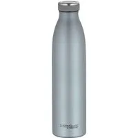 THERMOcafé Isolierflasche TC BOTTLE, aus doppelwandigem Edelstahl, spülmaschinenfest, gummierter Drehverschluss, absolut dicht bei Kohlensäure