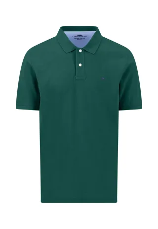 FYNCH-HATTON - Basic Polo, Premium Cotton pine green - Gr. - XL