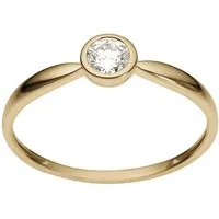 Firetti Goldring Schmuck Geschenk Gold 333 Vorsteckring, Verlobungsring, mit Zirkonia (synth)