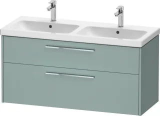 Duravit D-Code Waschtischunterschrank wandhängend Schubk. 2, für Doppelwaschtisch  DC4674010HG0000