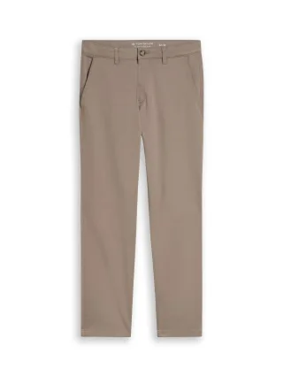Tom Tailor - Regular Fit Chino Hose driftwood taupe - Gr. - 32