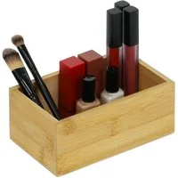 relaxdays Organizer Bambus Box in Quaderform