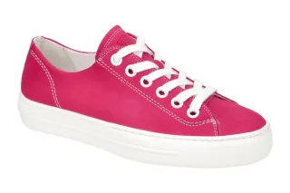 Paul Green Damen Sneaker 4704-69x Pink Barbie Echtleder Frottee-Futter