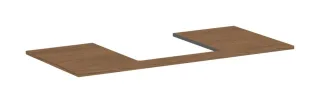 Hansgrohe Konsole Xilesa E 1180x550mm m.Ausschnitt mittig Aufsatzwasch.ge Eiche Kaschmir, 54271550 54271550
