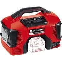 Power X-Change Hybrid-Kompressor PRESSITO, 18Volt / 220Volt rot/schwarz, ohne Akku und Ladegerät