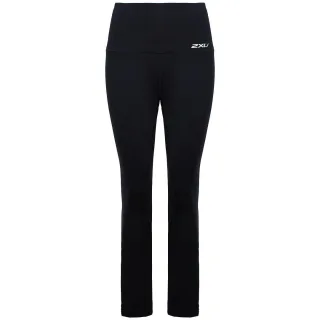 2xu Hi-Rise-Kompression Womens Schwarz/Silber-Strumpfhose