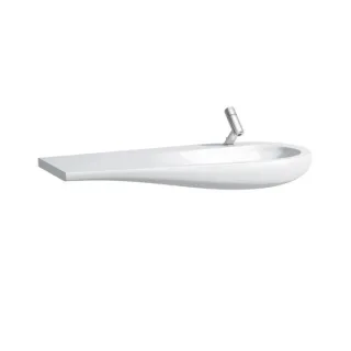 LAUFEN Alessi One Waschtisch 8149744001041 120x50cm, weiß Clean Coat, Ablage links