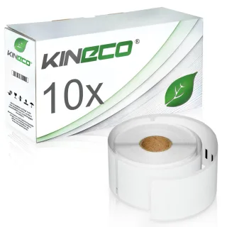10 Etiketten für Dymo 11356 S0722560 89x41mm