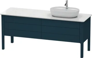 Duravit Luv Konsolenwaschtischunterbau bodenstehend Nachtblau Seidenmatt 1733x570x743 mm - LU9568R98 LU9568R9898