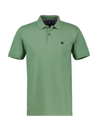 LERROS - POLO-KNOPF sage green - Gr. - XXL