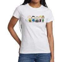 Spreadshirt T-Shirt Peanuts Snoopy Und Seine Freunde Frauen T-Shirt (1-tlg)