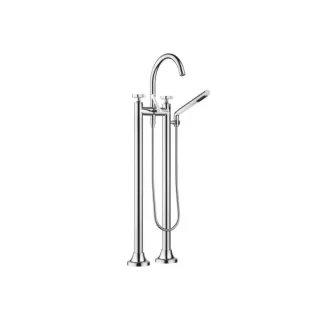 Dornbracht Vaia Wannen-Zweigriff-Armatur 25943809-00 chrom, mit Brausegarnitur