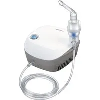 BEURER Inhalationsgerät IH 18 Inhalator zur Behandlung der oberen und unteren Atemwege, Effektive Verneblung mittels AC Kompressor-Drucklufttechnologie