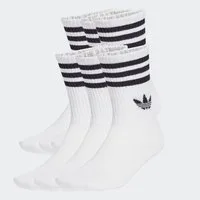 adidas Originals Sportsocken 3-STREIFEN CREW, 6 PAAR (6-Paar) für Erwachsene, geripptes Material am Bein