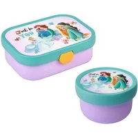 Mepal Lunchbox Campus Obst- und Bentobox Disney Princess, Kunststoff, (2-tlg)