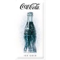 Nostalgic-Art Metallschild Blechschild 25 x 50cm - Coca-Cola - Ice White