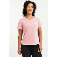Jack Wolfskin Funktionsshirt WILDTRAIL T W mit V-Ausschnitt, aus Polyester, normale Länge, Kurzarm