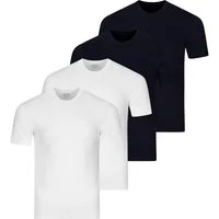RAGMAN Unterhemd 4er Pack Basic (Spar-Set) Unterhemd / Shirt Kurzarm - Baumwolle - Atmungsaktiv