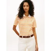 Tommy Hilfiger Poloshirt 1985 REG PIQUE POLO mit Logo-Stickerei, Seitenschlitze, Regular Fit