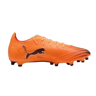 Puma - "Ultra 6 Match" Fußballschuhe mit festem Boden für Herren/Damen Unisex (Orange/Schwarz)