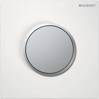 Geberit Betätigungsplatte HyTouch Urinal Sigma10 für Urinal-Steuerung ab 2009 weiß/sgl.-chrom 241915KL1
