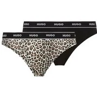 HUGO String TRIPLET THONG DESIGN (3-St) wiederholendes Logo am Bund