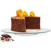 Sendez Tortenplatte Drehbar ø40 cm Glasplatte Kuchenplatte Tortenständer Servierplatte, Glas, (1-tlg)