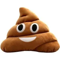 LuxusKollektion Kuscheltier Zierkissen Kackhaufen Emoji 30 cm Plüsch lustiges Geschenk