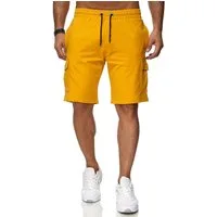Reslad Sweatshorts Reslad Kurze Hose Herren Cargo Bermuda Shorts Jogginghose Sport-Hose (1-tlg) Sweatshorts Jogginghose mit Cargo-Taschen