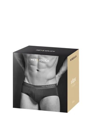 Mey & Edlich Herren Gefährten-Slip Fünferpack Blau 95 % Baumwolle (bio), 5 % Elasthan