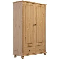 OTTO home Wäscheschrank Tessin (2 Breiten: 90/128 cm H/T ca. 140/38 cm) aus massiver Kiefer, in 2 Breiten, viel Stauraum, FSC zertifiziert
