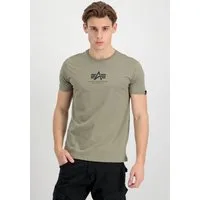 Alpha Industries Rundhalsshirt Basic T ML Baumwolle, regular fit