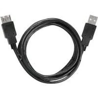 USB 2.0 Verlängerungskabel, USB-A Stecker > USB-A Buchse schwarz, 3 Meter