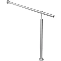 Clanmacy Treppengeländer Treppengeländer Geländer Handlauf 100cm Eingangsgeländer Außen&Innen, 100 cm Länge, 90 cm Höhe, 1-tlg.