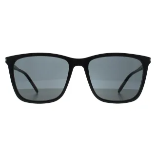 Saint Laurent Square Damen Glänzend Schwarz Grau SL 851