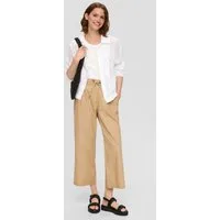 s.Oliver Culotte Hose Culotte aus Baumwolle mit Elastikbund und Tunnelzug