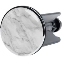 Sanilo Waschbeckenstöpsel Marmor, Ø 4.0 cm, hochwertig, universell, mit Motiv, 100% wasserdicht