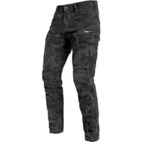 John Doe Motorradhose Stroker Cargo XTM Motorrad Textilhose Knieprotektoren enthalten