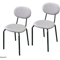 HTI-Living Esszimmerstuhl Stuhl Anella Cappucchino 2er-Set (Set, 2 St), Esszimmerstuhl Besucherstuhl Leinenstoff
