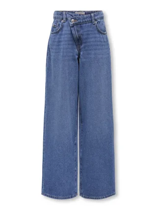 KIDS ONLY - KOGHOPE MW WIDE UNEVEN CLOS DNM PIM Medium Blue Denim - Gr. - 140