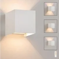 Nettlife LED Wandleuchte innen Modern Up Down Strahl G9, LED fest integriert, Warmweiß, für Flur Schlafzimmer Garten Treppenhaus Terrasse